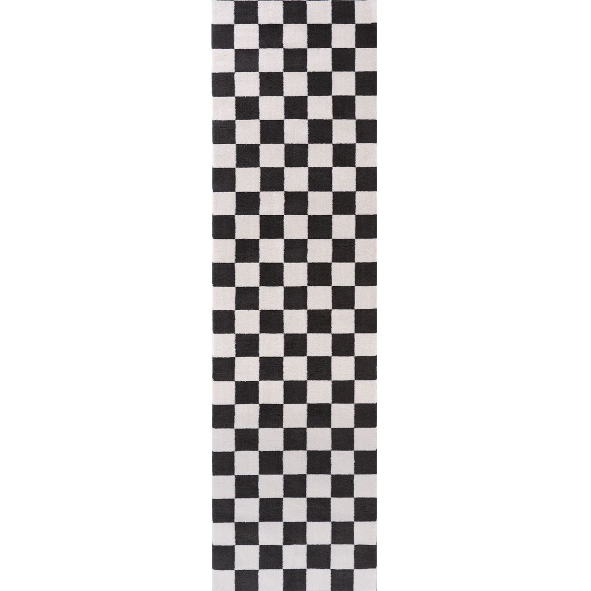 Smoke Tile Rug — runner view