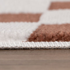 Clay Tile Rug — pile detail