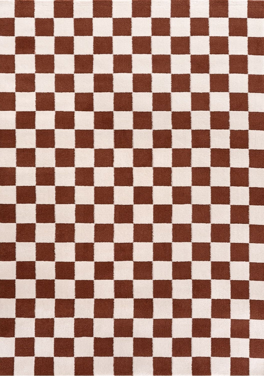 Clay Tile Rug — full product view