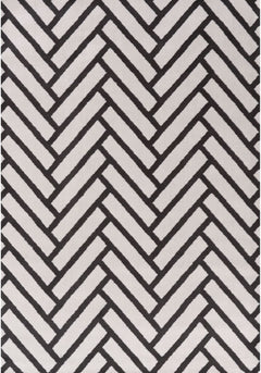 Slate Chevron Rug