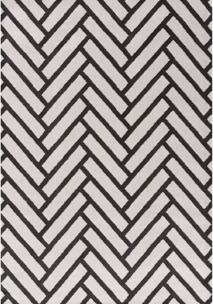Slate Chevron Rug