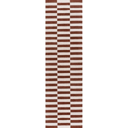 Clay Stripe Rug — runner view