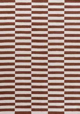 Clay Stripe Rug — full product view