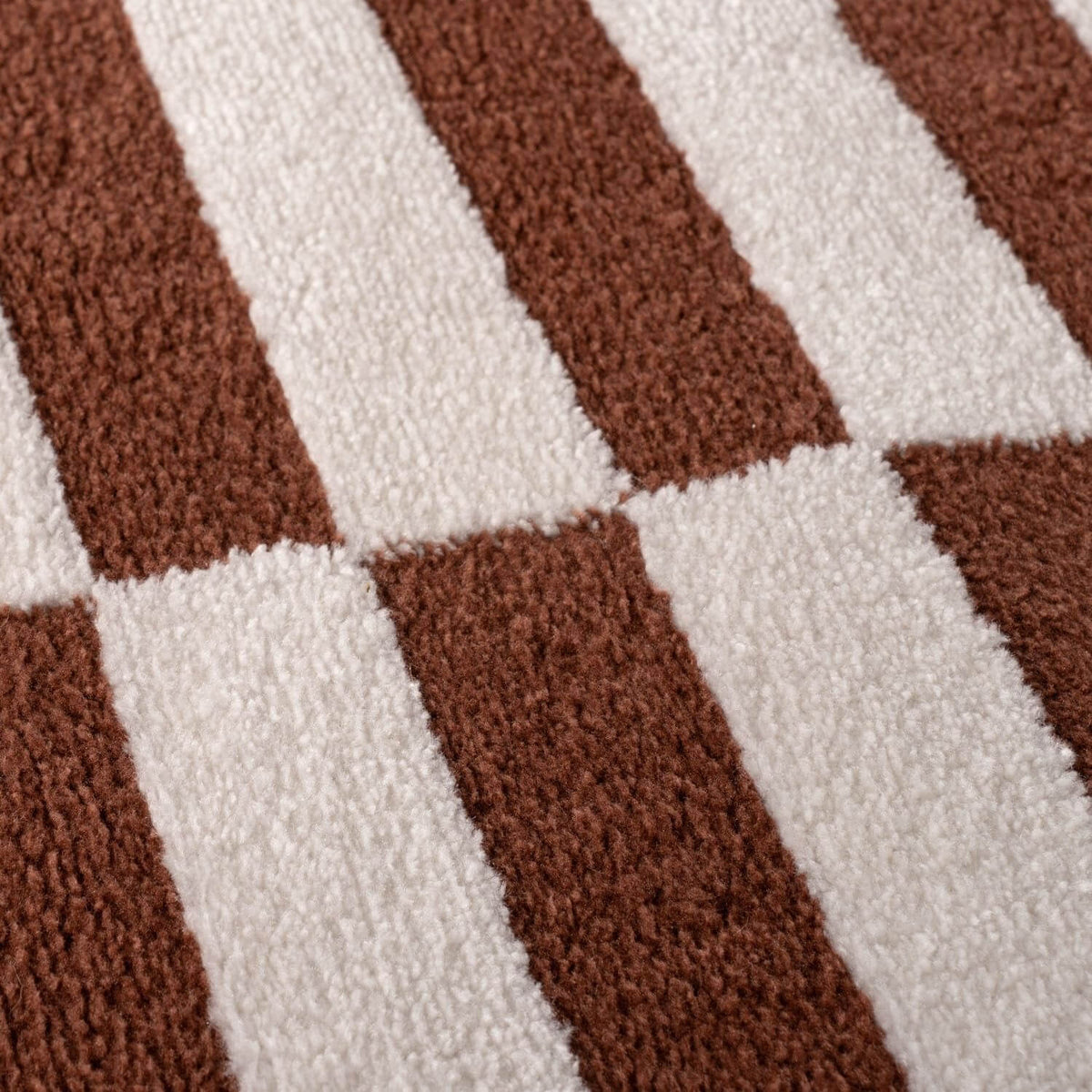 Clay Stripe Rug — surface detail
