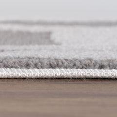 Silver Form Rug — pile detail