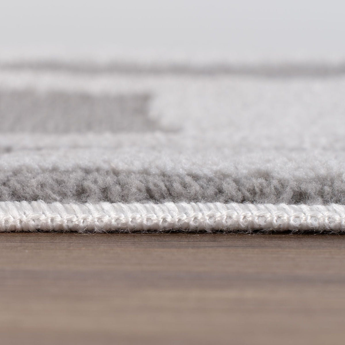 Silver Form Rug — pile detail