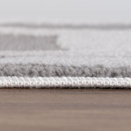 Silver Form Rug — pile detail
