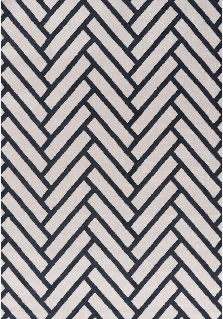 Cobalt Chevron Rug