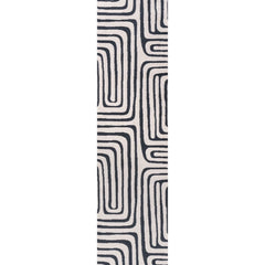 Cobalt Frame Rug — runner view