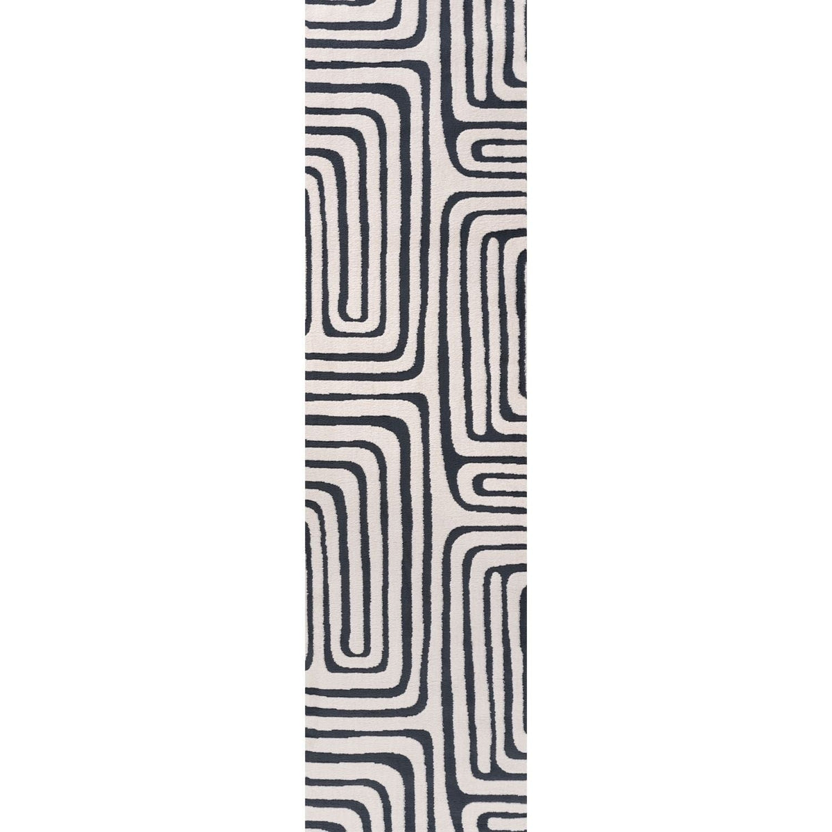 Cobalt Frame Rug — runner view