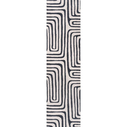 Cobalt Frame Rug — runner view