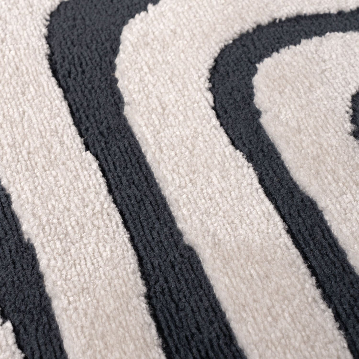 Cobalt Frame Rug — surface detail