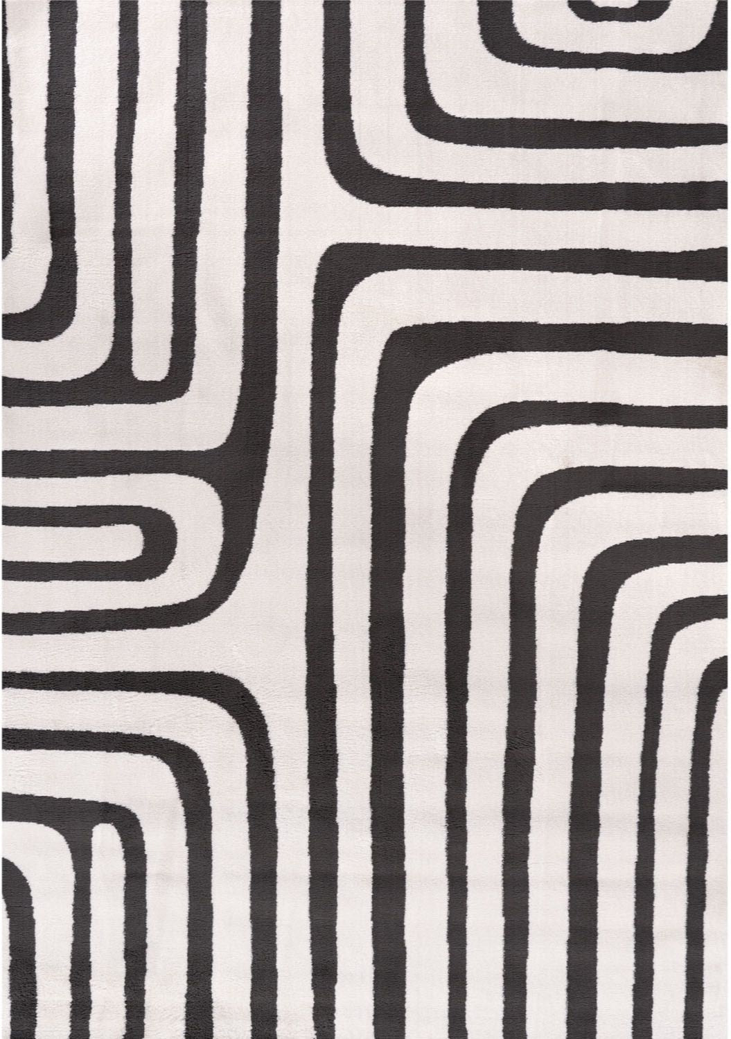 Slate Frame Rug — full product view