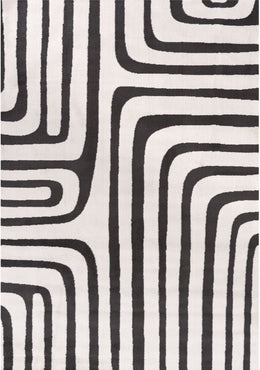 Slate Frame Rug — full product view