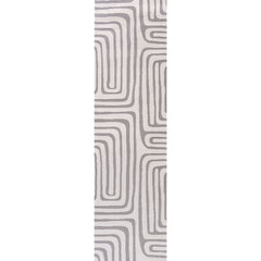 Silver Frame Rug — runner view
