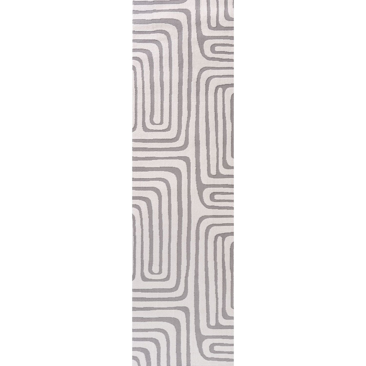 Silver Frame Rug — runner view