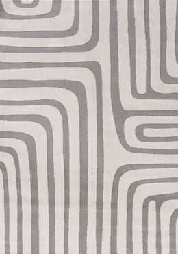 Silver Frame Rug — full product view