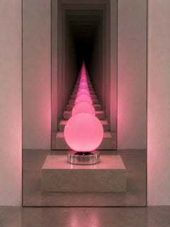Nova Aurora ambient glass lamp with warm, neutral and white light