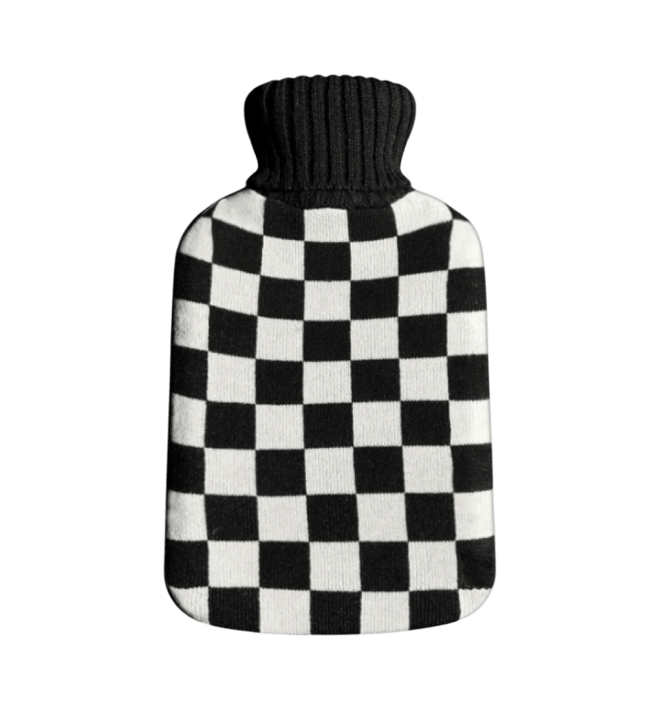Noir Hot Water Bottle with Cover