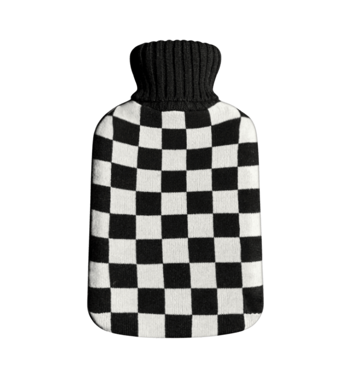 Noir Hot Water Bottle with Cover