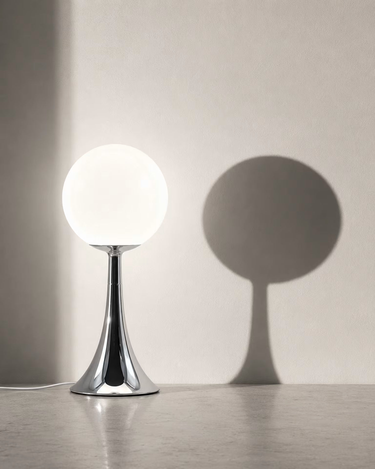 Pulsar Luna ambient globe lamp with warm, neutral and white light