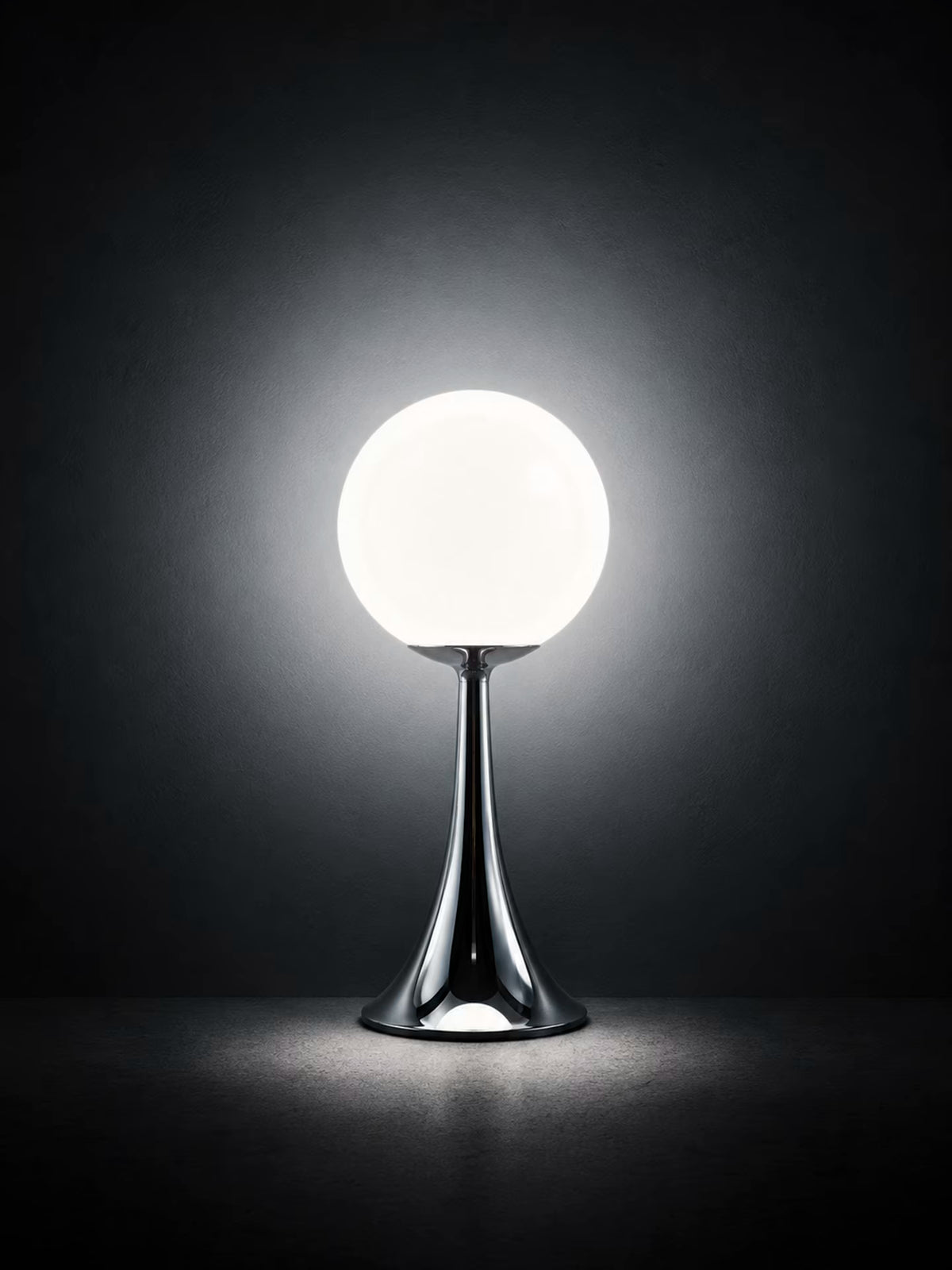 White Pulsar Luna USB table lamp with integrated LED