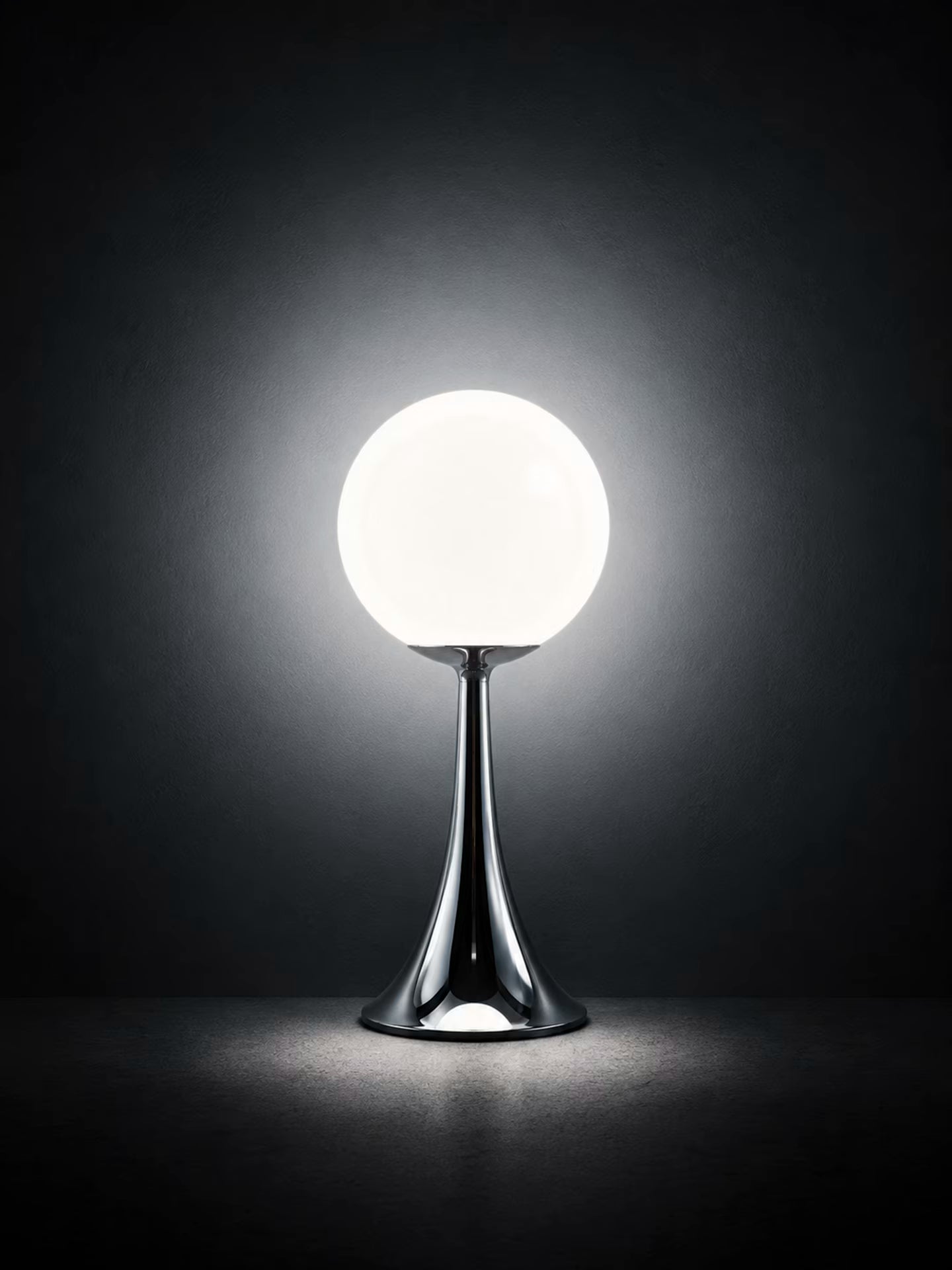 White Pulsar Luna USB table lamp with integrated LED