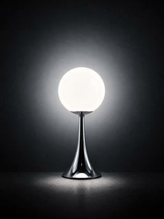 White Pulsar Luna USB table lamp with integrated LED