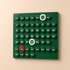 The Retro Analogue Calendar