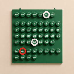 The Retro Analogue Calendar