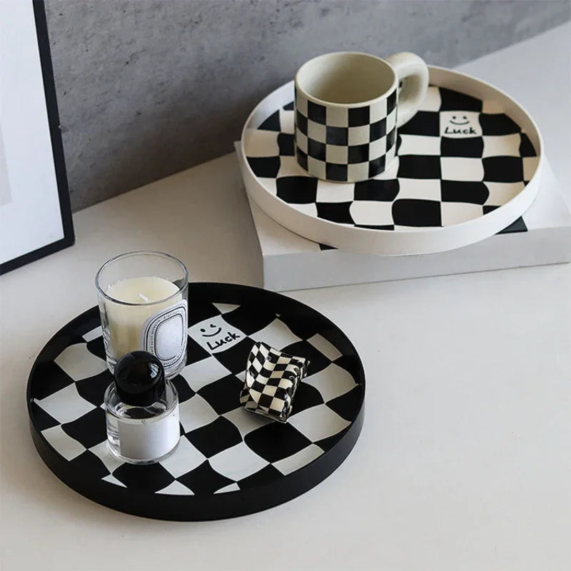 Checkerboard Storage Tray