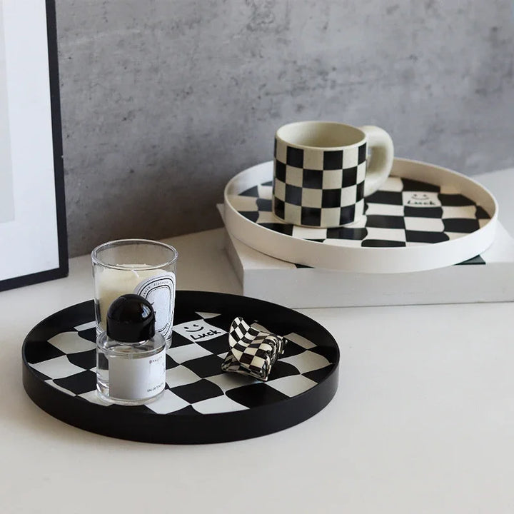 Checkerboard Storage Tray