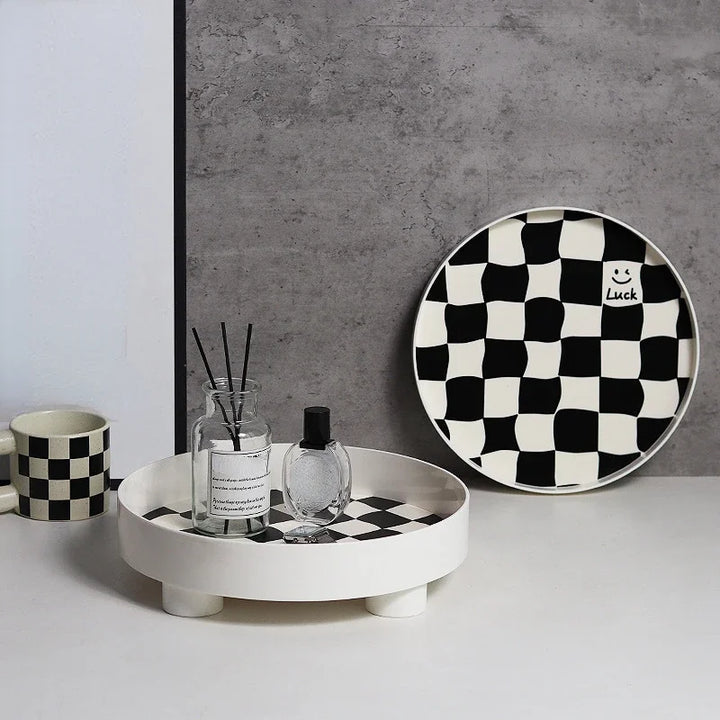 Checkerboard Storage Tray