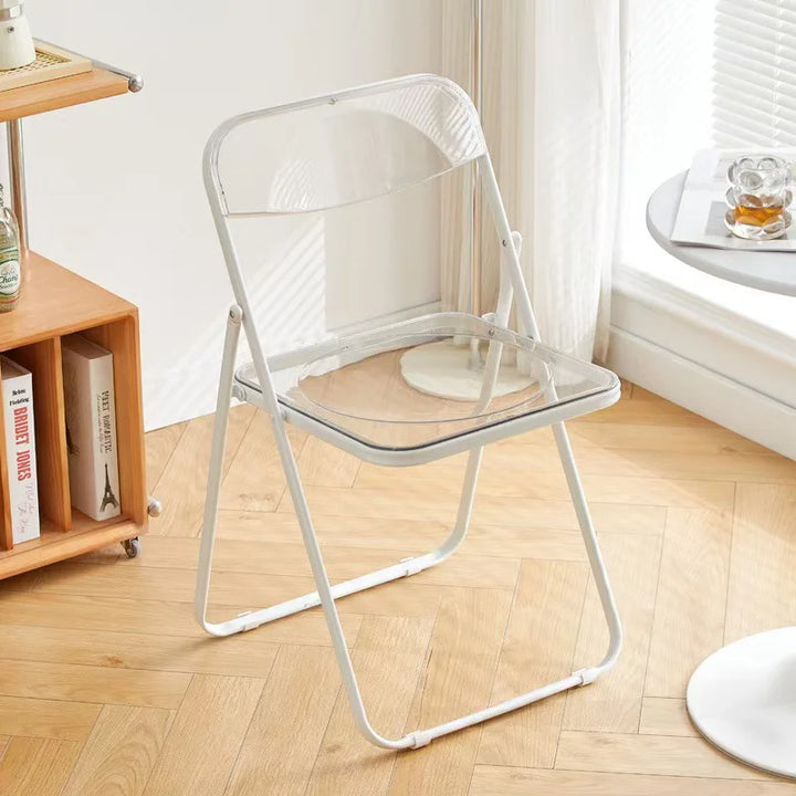 Minimal Acrylic Folding Chairs