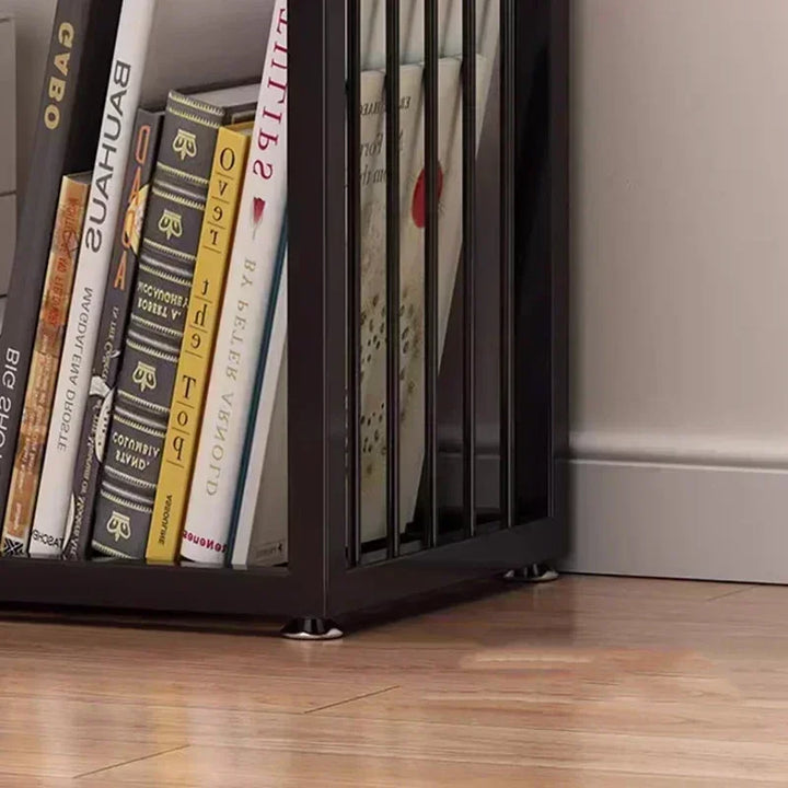 Rotating Cube Bookshelf