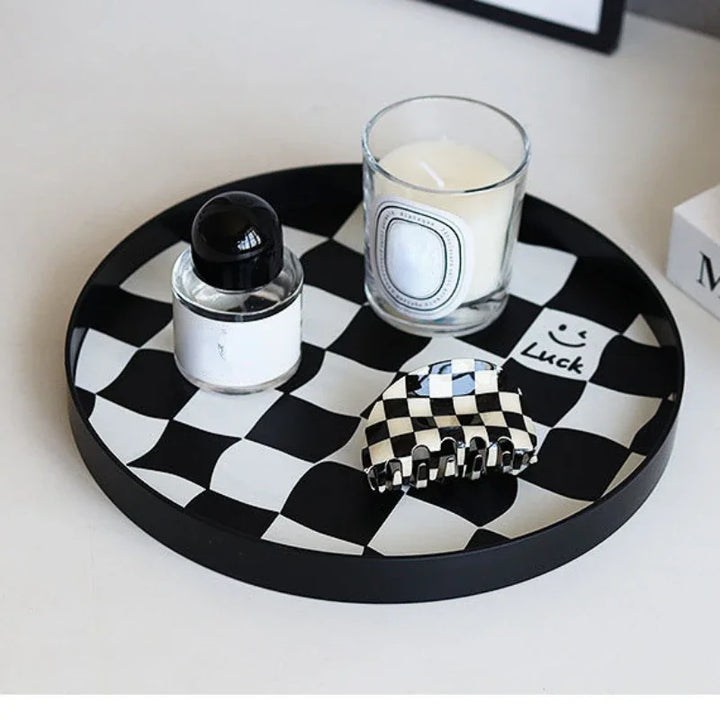 Checkerboard Storage Tray