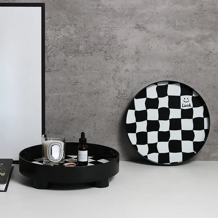 Checkerboard Storage Tray