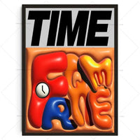 Clockwork Letters Print