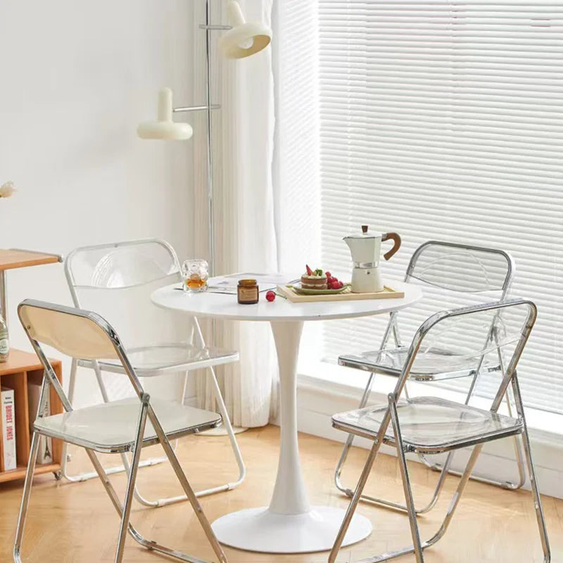 Side profile of the Minimal Folding Chair