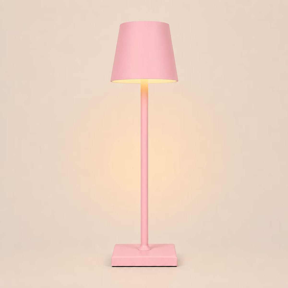 Pink Simplistic Wireless LED Table Lamp