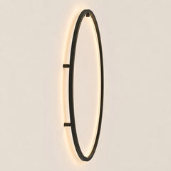 Minimalistische LED-Wandringlampe