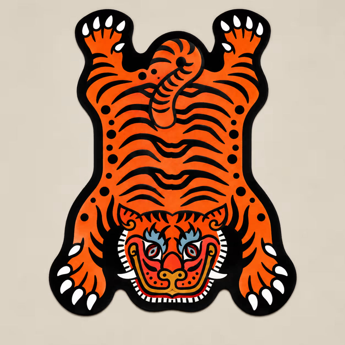 Pounce Tibetan Tiger Rug