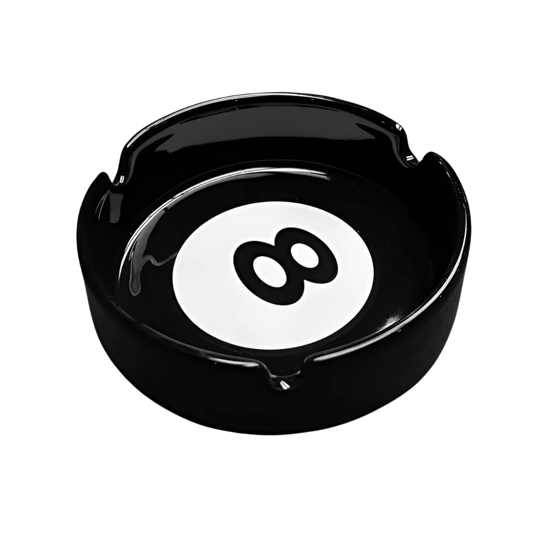 Magic 8 ball ashtray – product view 2