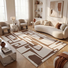 Umber Form Rug — room-scale view