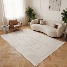 Chalk Form Rug — room-scale view