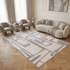 Silver Form Rug — room-scale view
