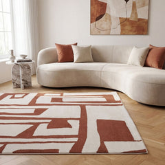 Clayform Rug — styled interior view