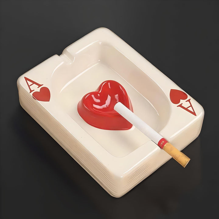 Ace Of Hearts Ashtray - Sickhaus