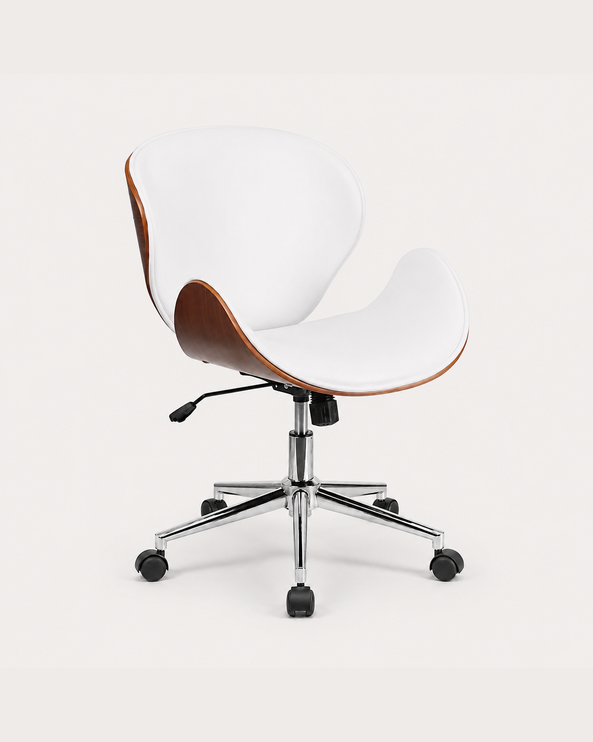The Arden Office Chair in White, framed for collection browsing