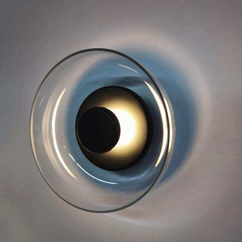 Modern wall-mounted lamp with knob switch